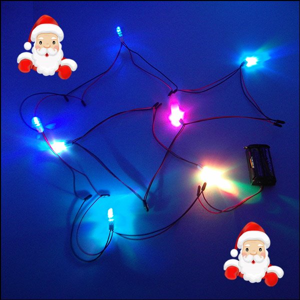 LED 크리스마스트리 장식등 만들기(레드/블루/무지개)