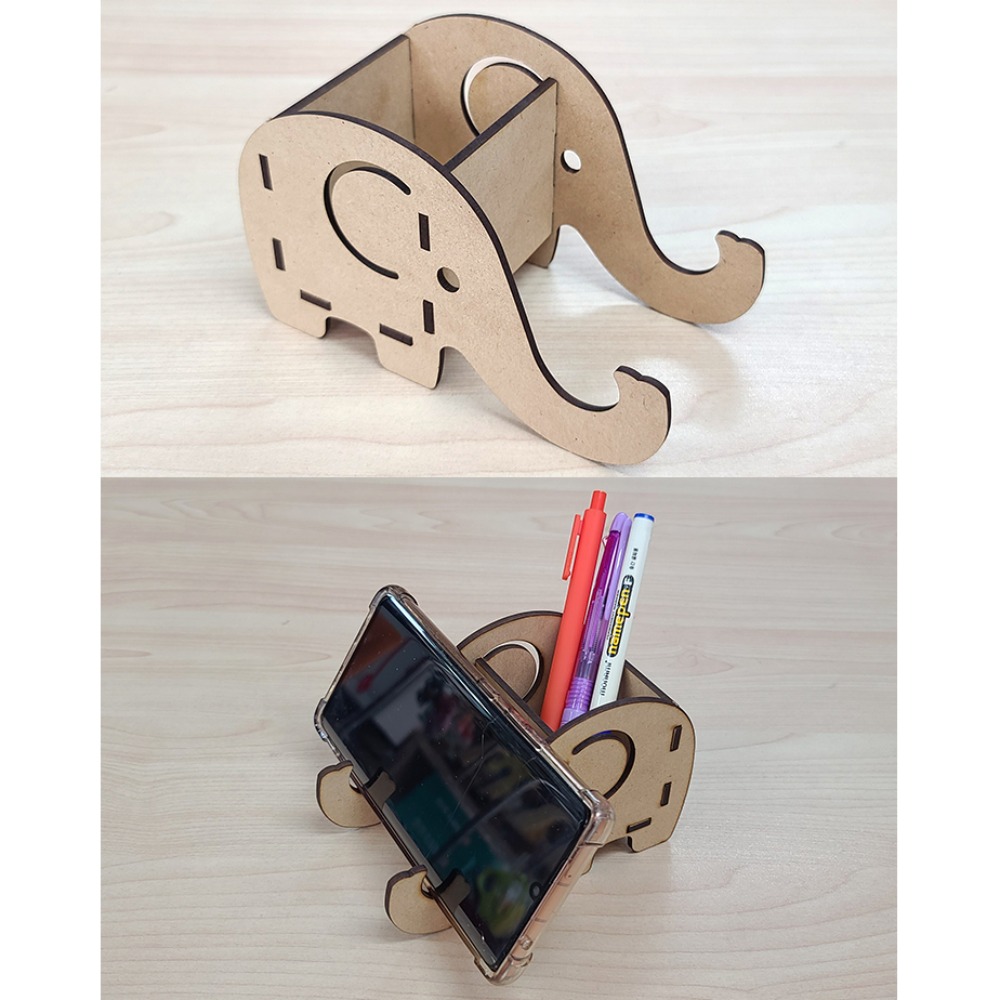 DIY 코끼리 휴대폰 거치대 연필꽂이 만들기