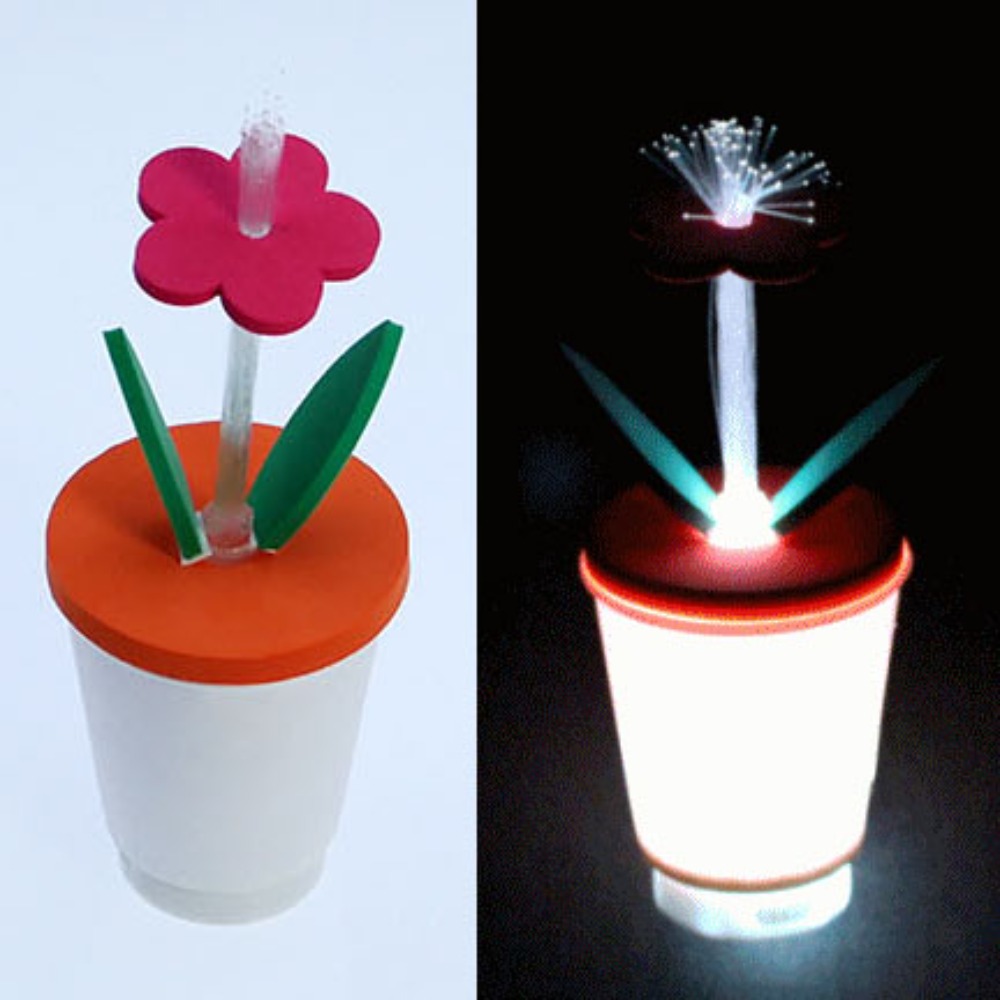 NEW LED 광섬유 꽃화분 조명등 만들기(1인용/10인용)
