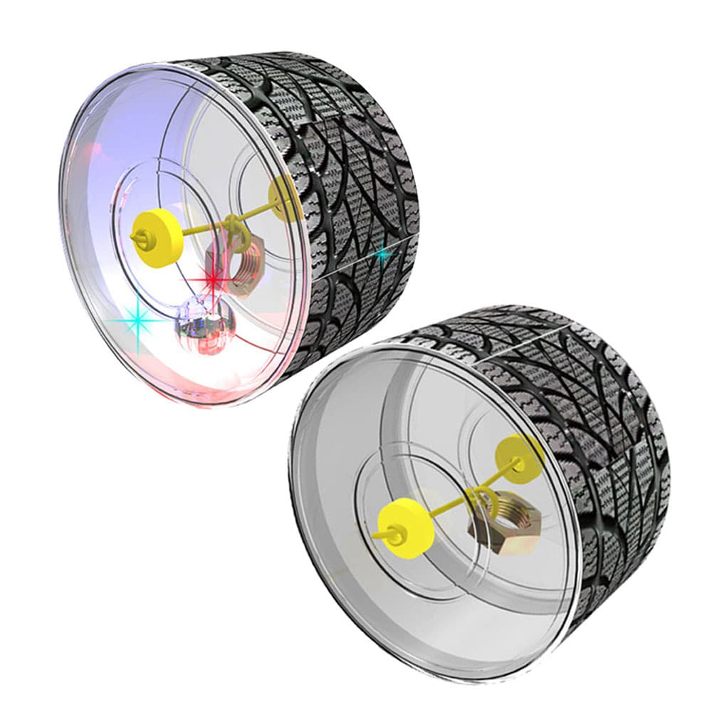 NEW 고무줄탄성 되돌아오는 모노휠 바퀴 만들기(일반형/LED형)-1인용/5인용
