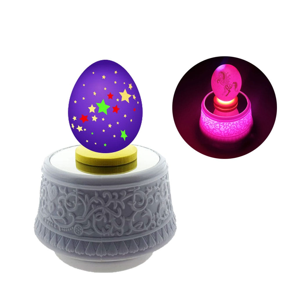 창작용 계란 LED 회전 오르골 뮤직박스 만들기