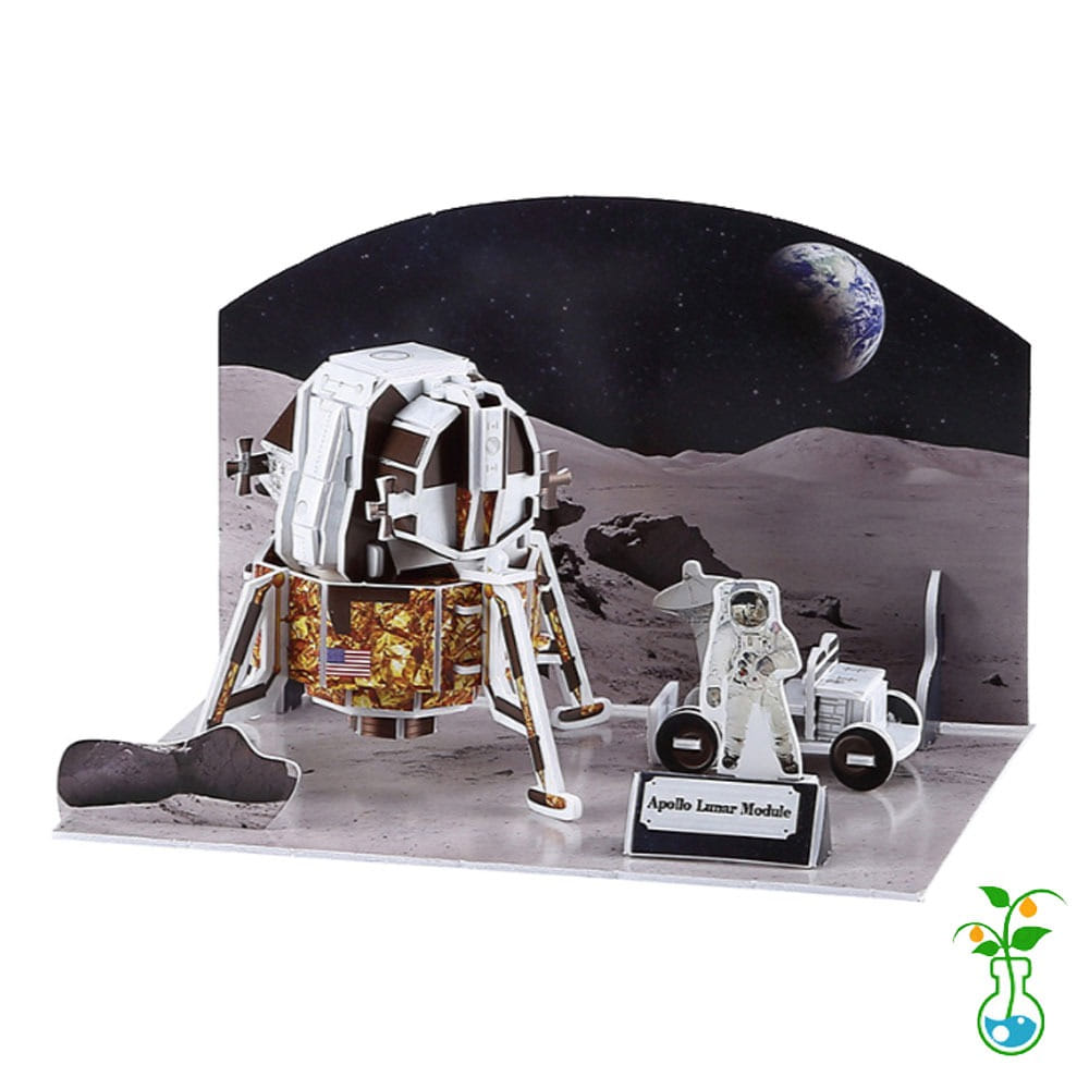 3D우주퍼즐 만들기-3D 입체퍼즐 아폴로 달 탐사선