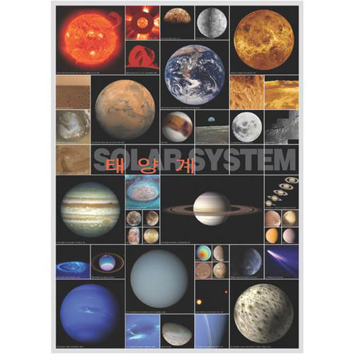 태양계 학습용 대형 포스터